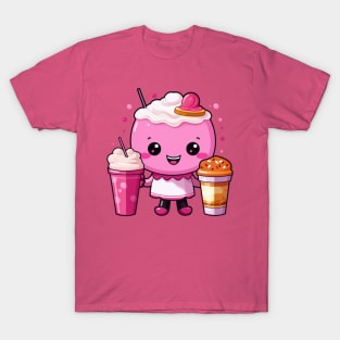 kawaii Ice cream  T-Shirt cute Candy food gilrl T-Shirt